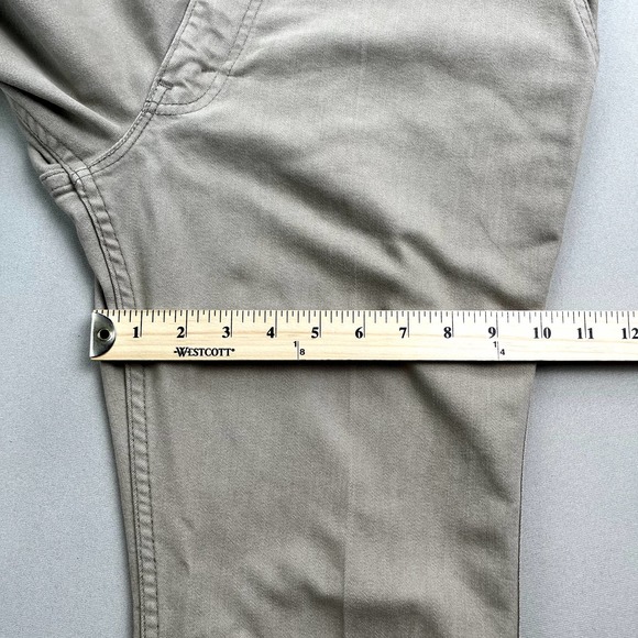 Levis Skosh Pants Mens 33 Tan Chino Khaki Straight Leg White Tab Made in USA 80s - Picture 14 of 14